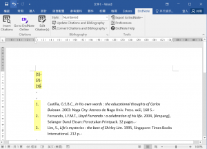 output stye cite while you write web endnote