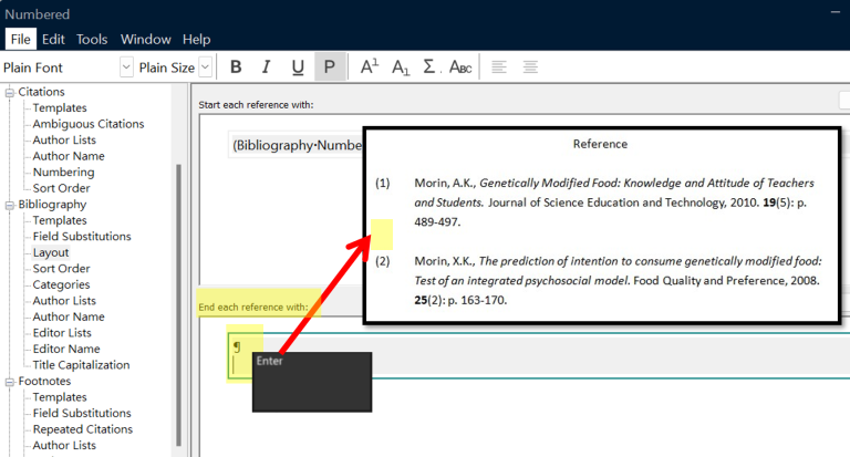 EndNote Output Style修改─Bibliography的Layout – 國立臺灣大學圖書館參考服務部落格