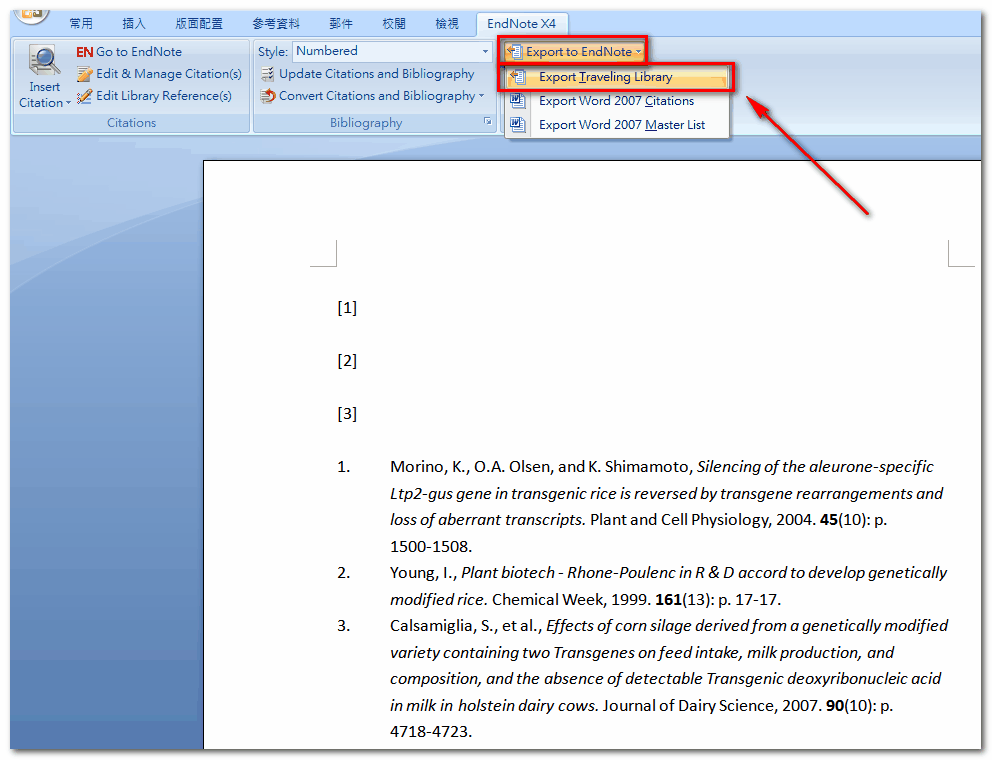 what is endnote in word