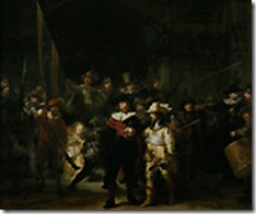 林布蘭(Rembrandt van Rijn)：夜巡 the Night Watch
