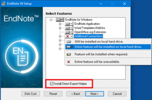endnote installing export helper x8 endnote installing export helper x8