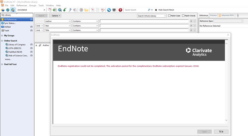 endnote online library