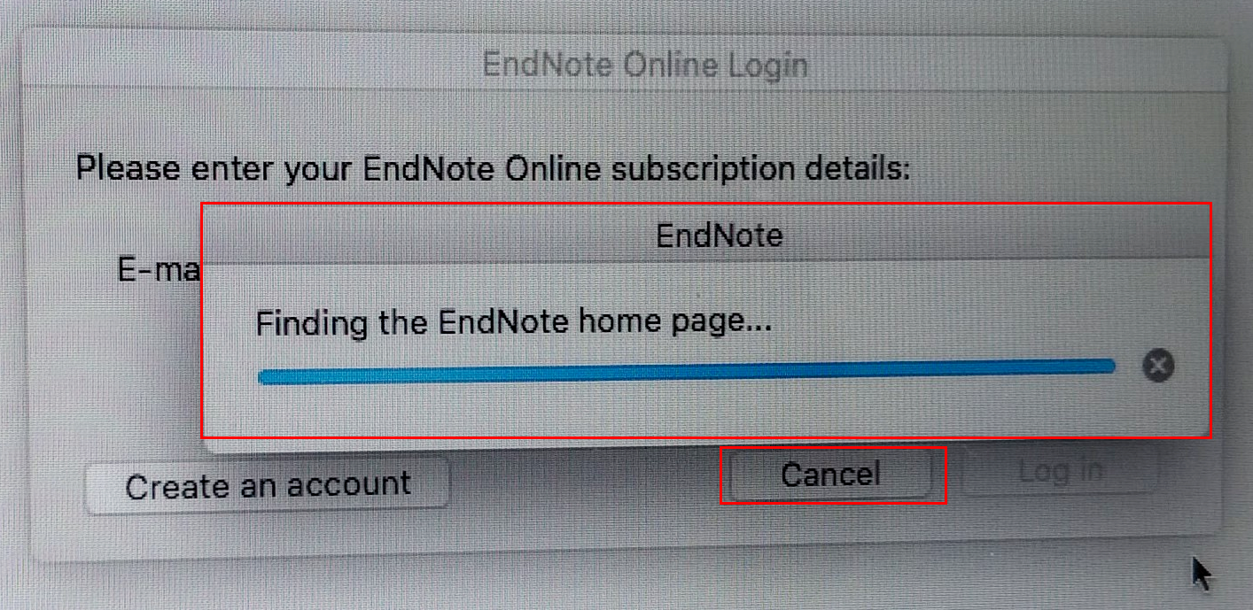 endnote login not working in chrome
